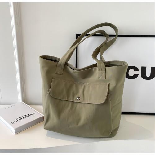 New Women'S Shoulder Bag - Simple, Large-Capacity, Lightweight Nylon Casual Commuter Tote, Mommy Bag, Shopping Handbag