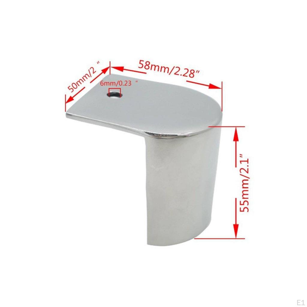 Boat Rail Tube End Protector 316 Stainless Steel 90 Degree Cap for Yacht