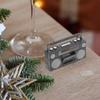 Sosoport Set of 2 Miniature Retro Radio Models, Plastic Figurines, Mini House Decorations, 5.50 X 2.80 X 1.50 Cm, Kids Toys