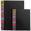 20pcs 16/32K Black Scratch Paper DIY Creative Painting Scraping Paper with Bamboo Stick Colorful Drawing Paper Art Painting Kit