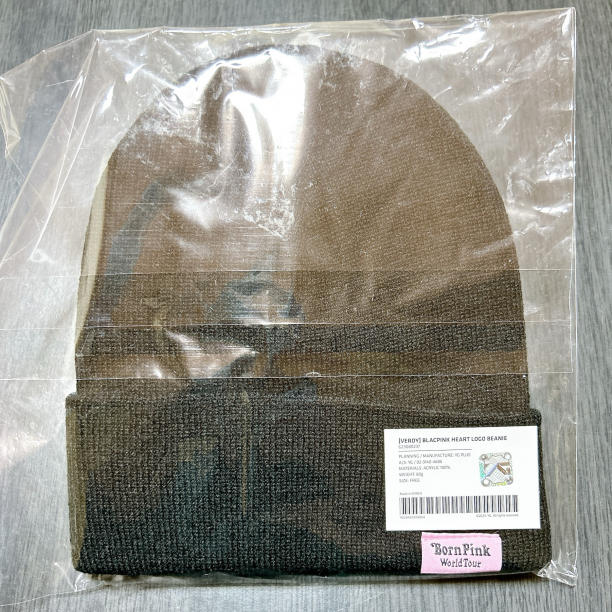 [USED] BLACKPINK Verdy BEANIE Knit Hat Pop-Up Limited Edition