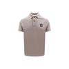 Logo Print Pullover Poloshirt Herren Poloshirts Braun 80152SC18-V0092