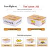 Restaurant Hotel Advertising Plastic Tissue Box (Pack of 10)