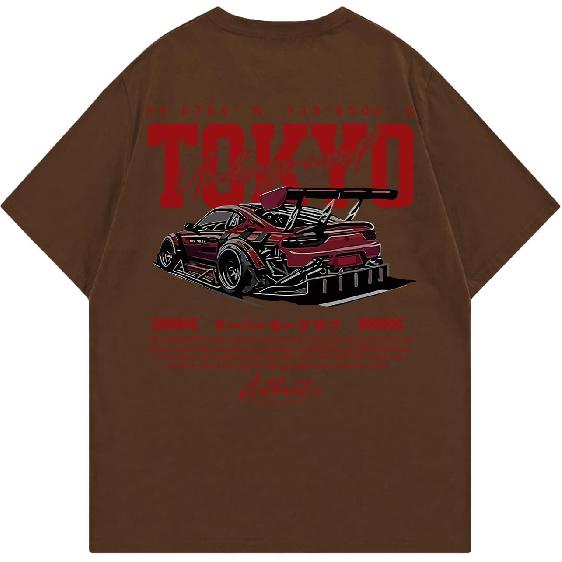 COZYEASE Men's Letter Graphic Tee Short Sleeve Summer T-Shirts Streetwear