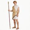 Roman Greek Warrior Costume for Men Medieval Spartan Tunic Halloween Cosplay Outfit Role Play Set