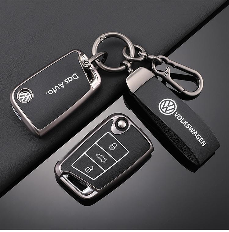 Για VW Για Volkswagen VW Polo Golf7 MK7 Tiguan για Skoda Octavia Kodiaq Karoq για Seat Ateca Θήκη Κλειδιού Αυτοκινήτου Τσάντα Μπρελόκ P