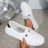 Women's Simple Casual Spring/Summer Plus Size New Low-Top Platform Sneakers Height-Increasing Thickened Comfortable Sole for Daily Commuting