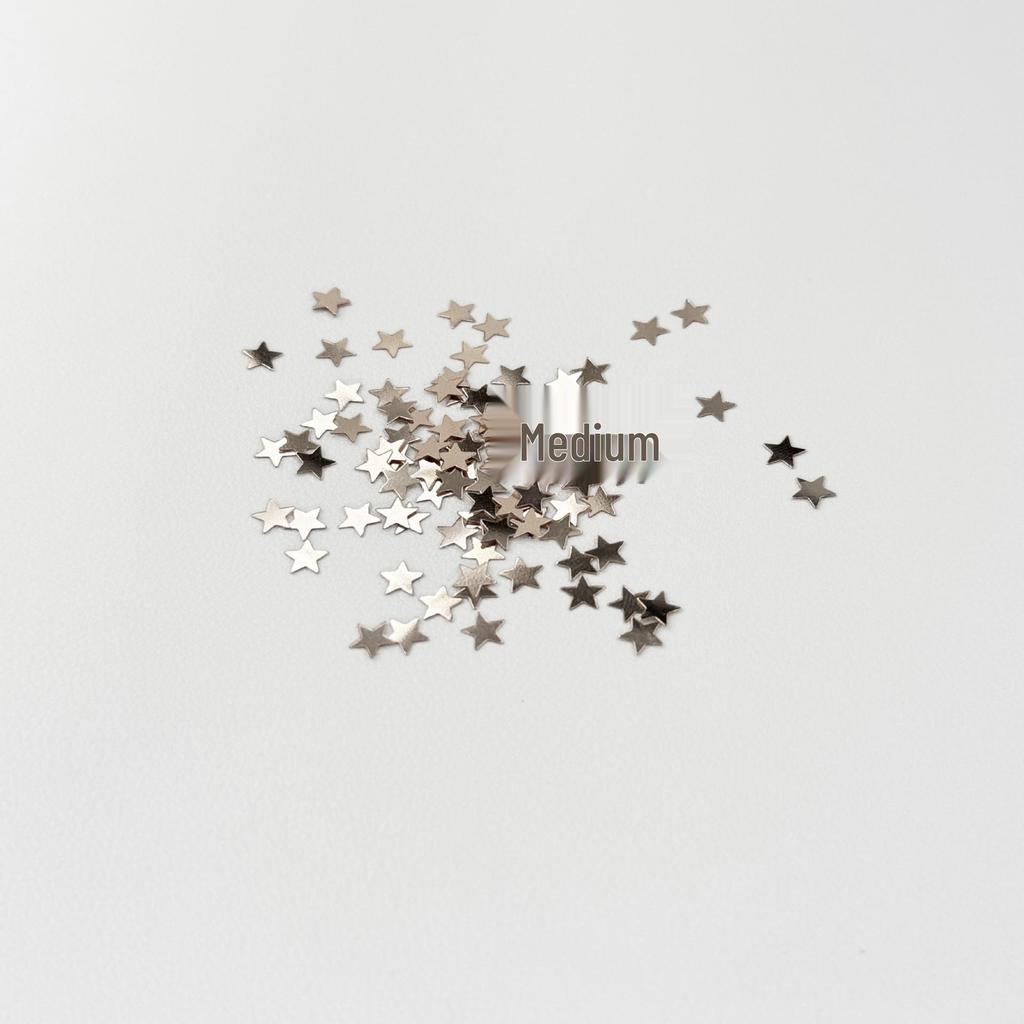 10-25MM Golden Star PET Sequins for DIY Jewelry & Clothing Accessories