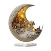 2D Lunar New Light Moon Brands Snowhouse Desktop Decoration Ornament