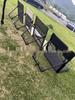 Breathable Mesh Folding Aluminum Camping Chair with Extended Backrest