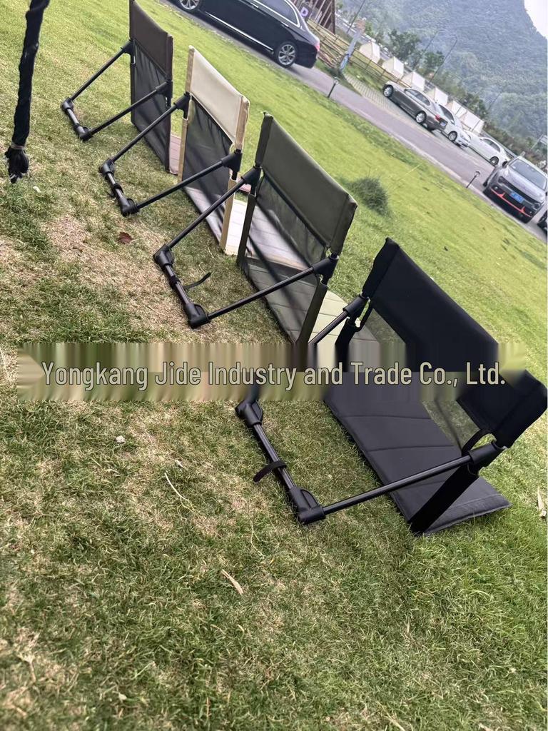 Breathable Mesh Folding Aluminum Camping Chair with Extended Backrest