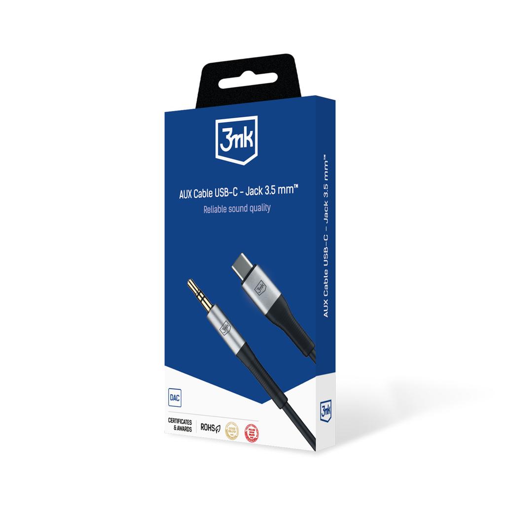 Zubehör - 3Mk Aux-Kabel USB-C - Klinke 3,5 mm