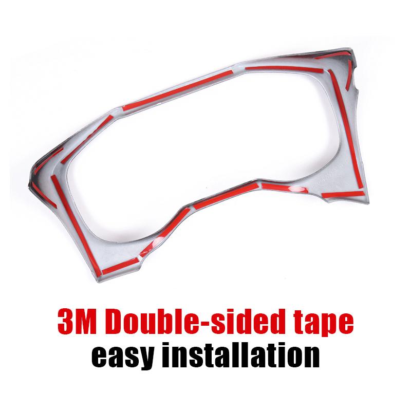 For Toyota RAV4 XA50 -2024 Hybrid ABS Carbon Car Dashboard Display Decorative Frame Sticker Interior Accessories