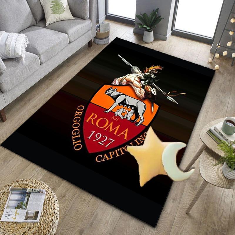 Fußballverein Emblem Büro Teppich Stuhlmatte, Spiel Teppich, Geeignet für Eingangsbereich, Schlafzimmer, Wohnzimmer, Schreibtisch, Weihnachtsgeschenk