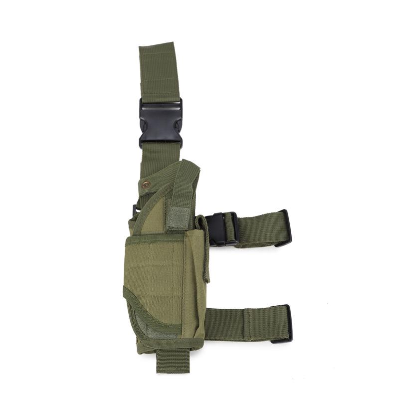 Universal Tactical Thigh Holster Adjustable Drop Leg Pistol Case Hunting Nylon Pouch Drop Left/Right Leg Holster Bag