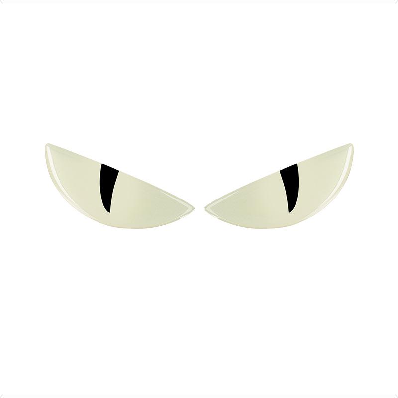 Luminous Devil Eyes 3D Car & Motorcycle Decorative Head Decal Sticker