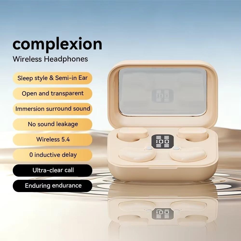 Digital Display In-ear Headphones HiFi Stereo Sound Earphones HD Sound Twin Earbuds Gym