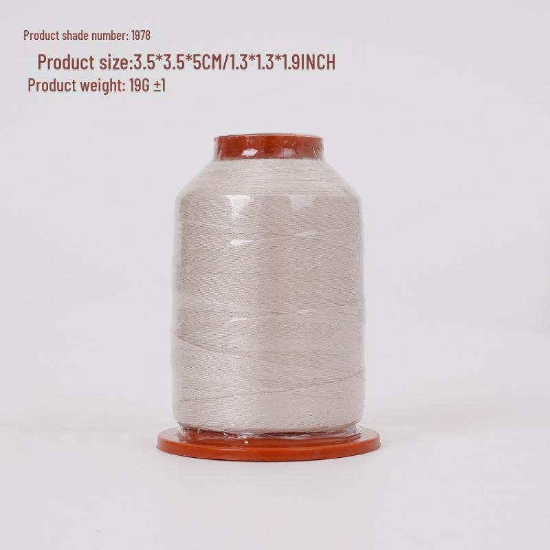 Polyester Sewing Thread: 100 Colors, 500 Yards, Fine Two-Strand, High-Speed, for Hand Sewing