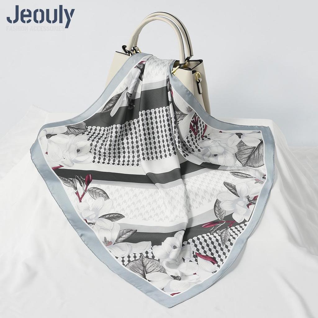 Cross-Border 70cm Silk Cashew Print Scarf - Autumn/Winter Women's Fashion Headscarf