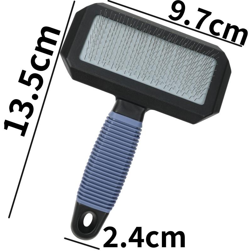 Dog Brush Stainless Steel Dogs Combs Massage Dog Grooming Brush Pet Hair Remover Cleaning Tools Soft Handle Cat Comb Brush Cat
