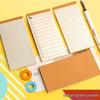 Kraft Paper Notepad: Small, Tearable Grid Notebook for Students & Work