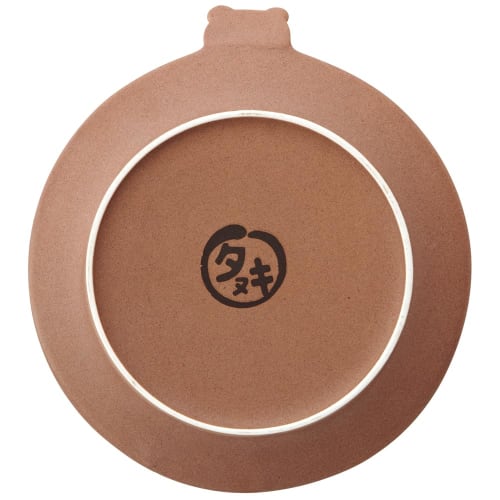 Skater Die Cut Medium Plate 18cm Ceramic Dish Plate Tableware Ceramic Cute TANUKI Tanuki Animal Pattern Ceramic Cute Cute CHPL18D-A