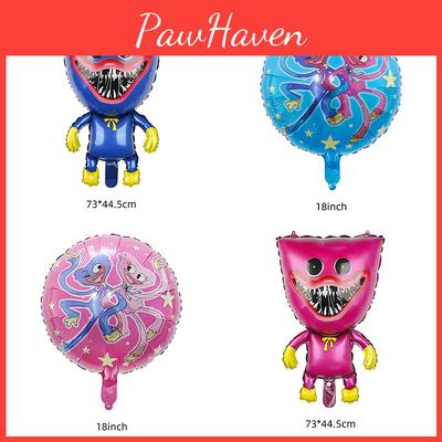Colorful Poppy Playtime Party Balloons With Huggy Wuggy Non-toxic And Safe For Children And Elderly