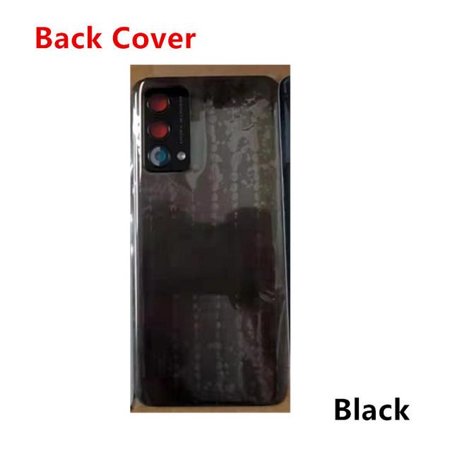 Gehäuse für Realme GT Master Edition 5G 6,43 Zoll Batterieabdeckung Mittelrahmen Reparatur Ersetzen der Hintertür hinten + Kameraobjektiv ogo