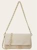 Lychee Pattern Underarm Chain Bag - Women's High-End Fashion 2025, Small Square Crossbody/Shoulder Bag