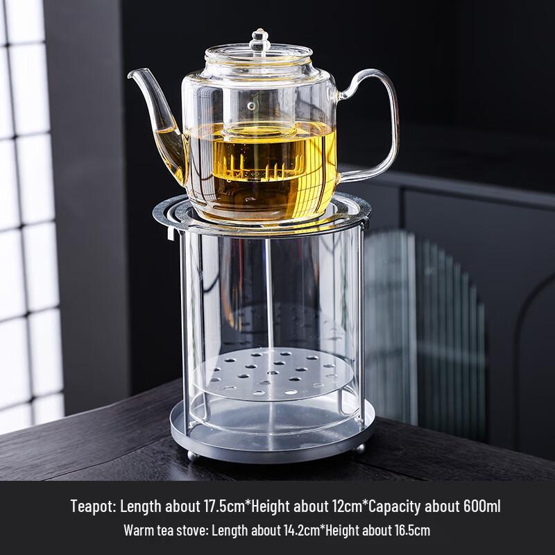 Handun Glass Tea Brewing Set with Charcoal Stove