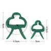Reusable Garden Plant Clips Green Plastics Plant Fixing Clips for Climbing Plants Tomato Vine Support Tools Home Garden Supplies