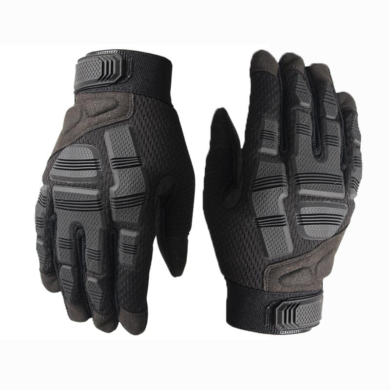 

B33 Повнопалі тактичні рукавички для активного відпочинку, захист тильної сторони руки, спортивні рукавички, протиковзкі, зносостійкі, тренувальні рукавички для велоспорту XL чорний