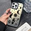 Boho Mystical Tarot Elements Phone Case for iPhone 17 Air 16 15 14 11 Pro Max Plus Xs 8 7 Black Cool Shockproof Cover Coque