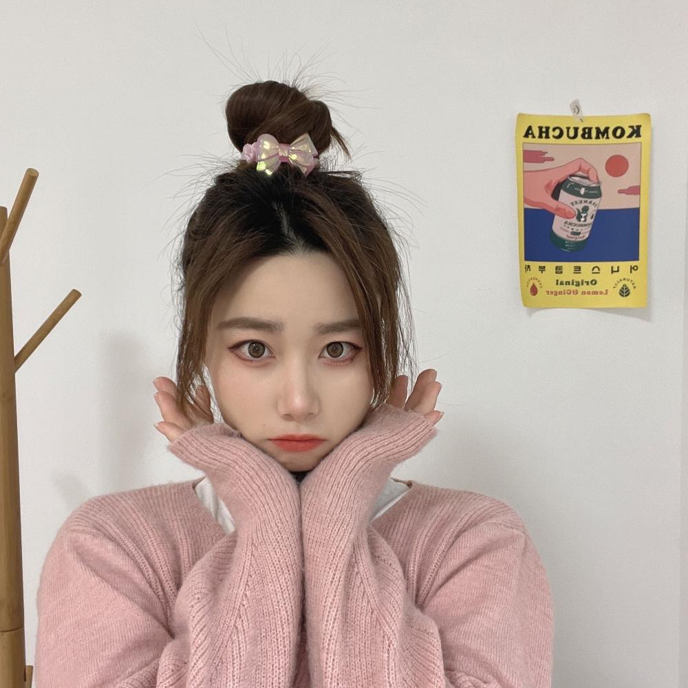 

Bands Bear Bow Temperament Ponytail Holder Organza Hair Ropes Korean Scrunchies Women Hair Ties