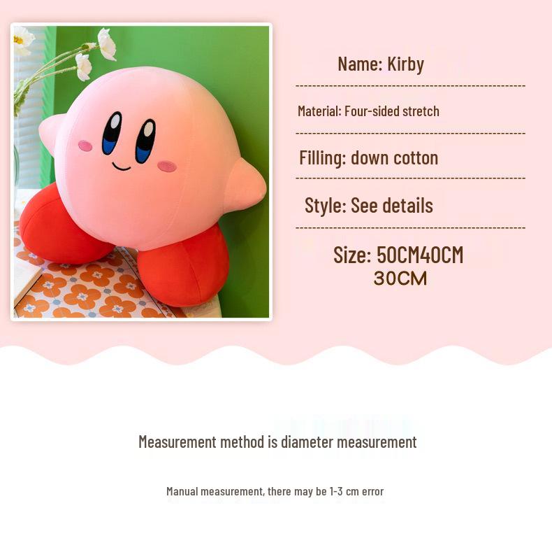 Kirby Extra Large Plush Hugging Pillow - Girly Heart Birthday Gift