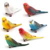 2pcs Simulated Miniature Bird Parrot Figure Model Fairy Garden Decoration Ornament Toy