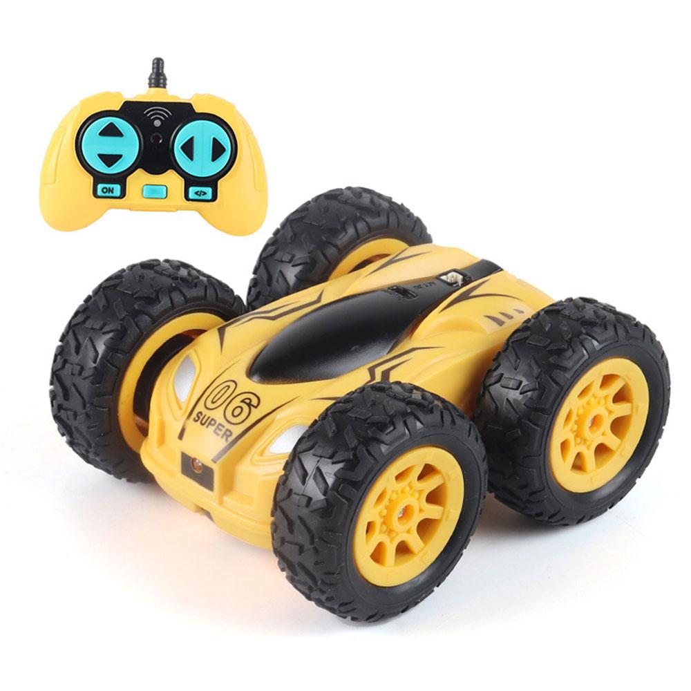 2.4G Mini RC Car High-speed Double-Sided Drift Stunt 360 Degree Dump Truck Light 4wd Drive Jump children's toys