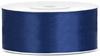 Ribbon Satin Ribbon Navy Blue Blue Decorative Ornamental 25Mm 25M