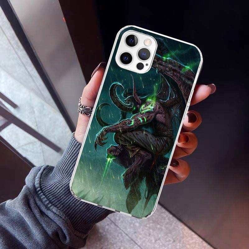 W-World Of W-Warcraft W-Wow Phone Case For iPhone 17 Air 16 15 Pro Max 14 Plus 13 Mini 12 11 Cover 7 8 SE Silicone Shell Print F