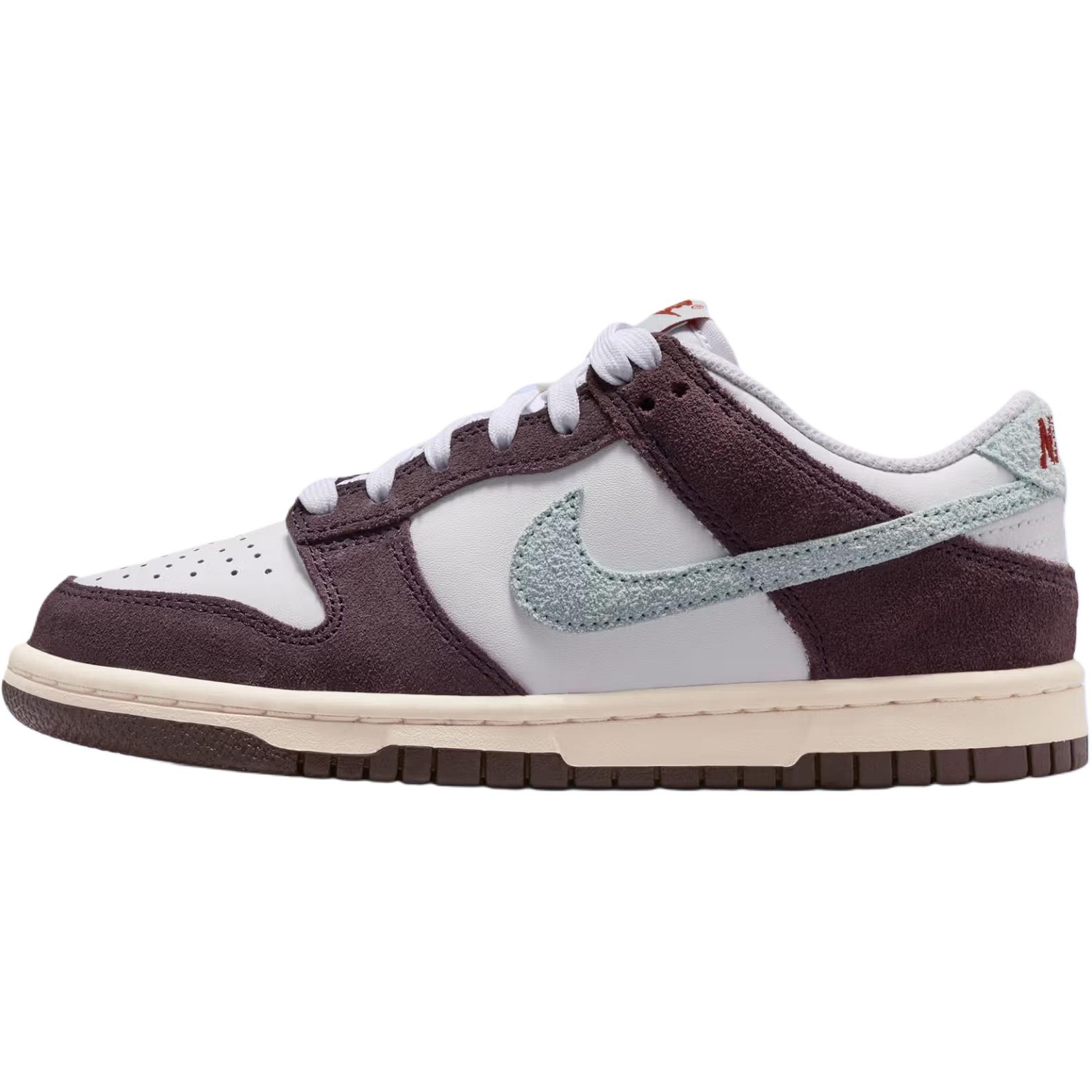 

Nike Dunk Low SE GS White Burgundy Kids Sneakers Red Burgundy-Ash Team-Crimson IB5691-100 39