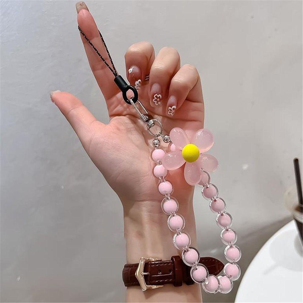 Cord Boho Ornament Summer Jewelry Lanyard for Keys Mobile Phone Chain Bead Lanyard Cellphone Straps
