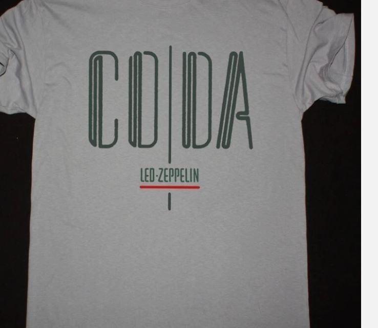 

LED ZEPPELIN 039;CODA039; Album Cover Unisex Cotton T-shirt Size S-5XL (white Unisex T-Shirt XXL