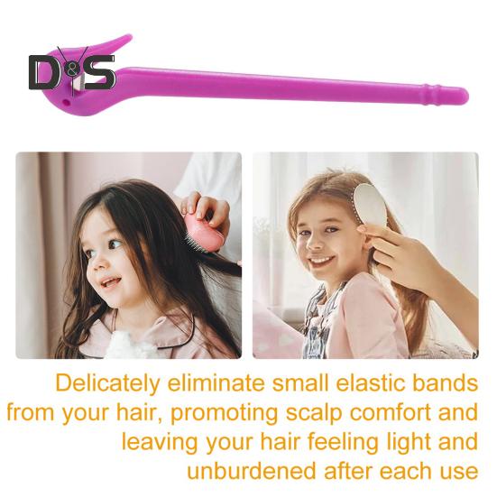 10Pcs Hair Pulling Hook Ponytail Rubber Band Removal Tool Hair Elastic Band Remover Portable Hair Accessory Cutter