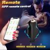 Dual Vibration Remote Control Male Masturbator Cup