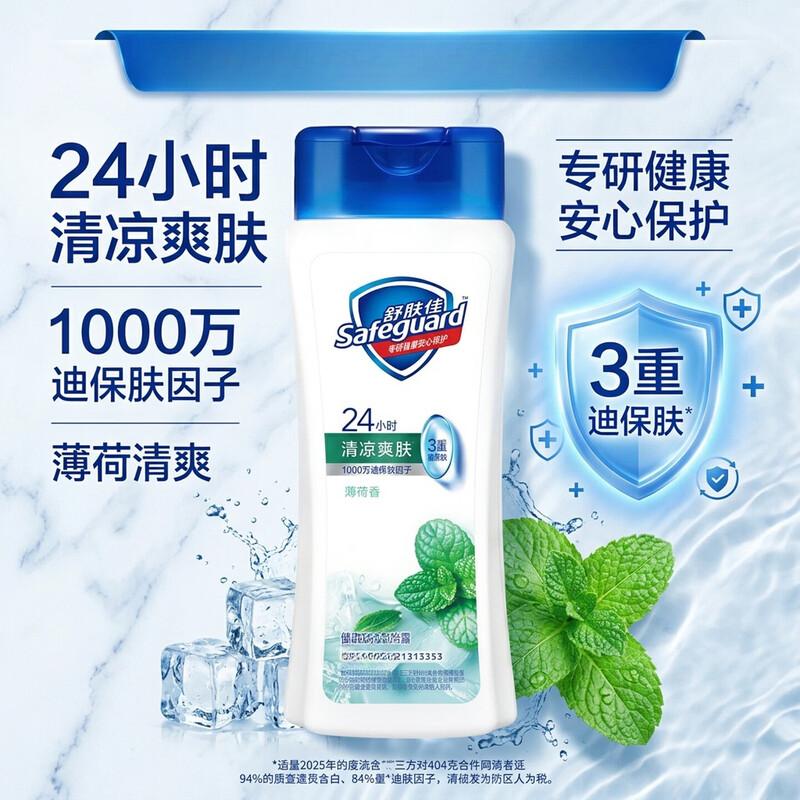 Safeguard Peppermint Ice Refreshing Body Wash