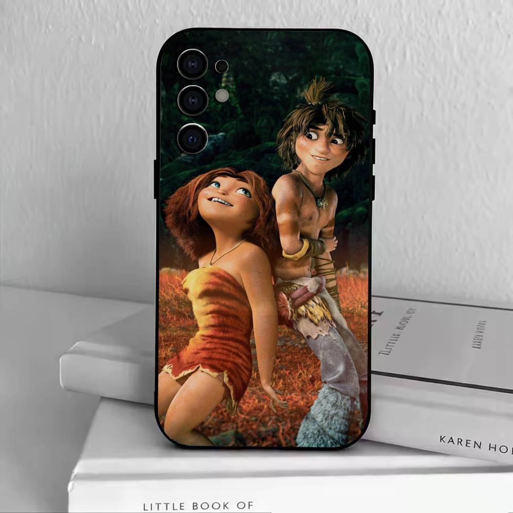 The C-Croods  Phone Case For Samsung S25,S24,S21,S22,S23,S30,Ultra,S20,Plus,Fe,Soft Silicone Black Cover