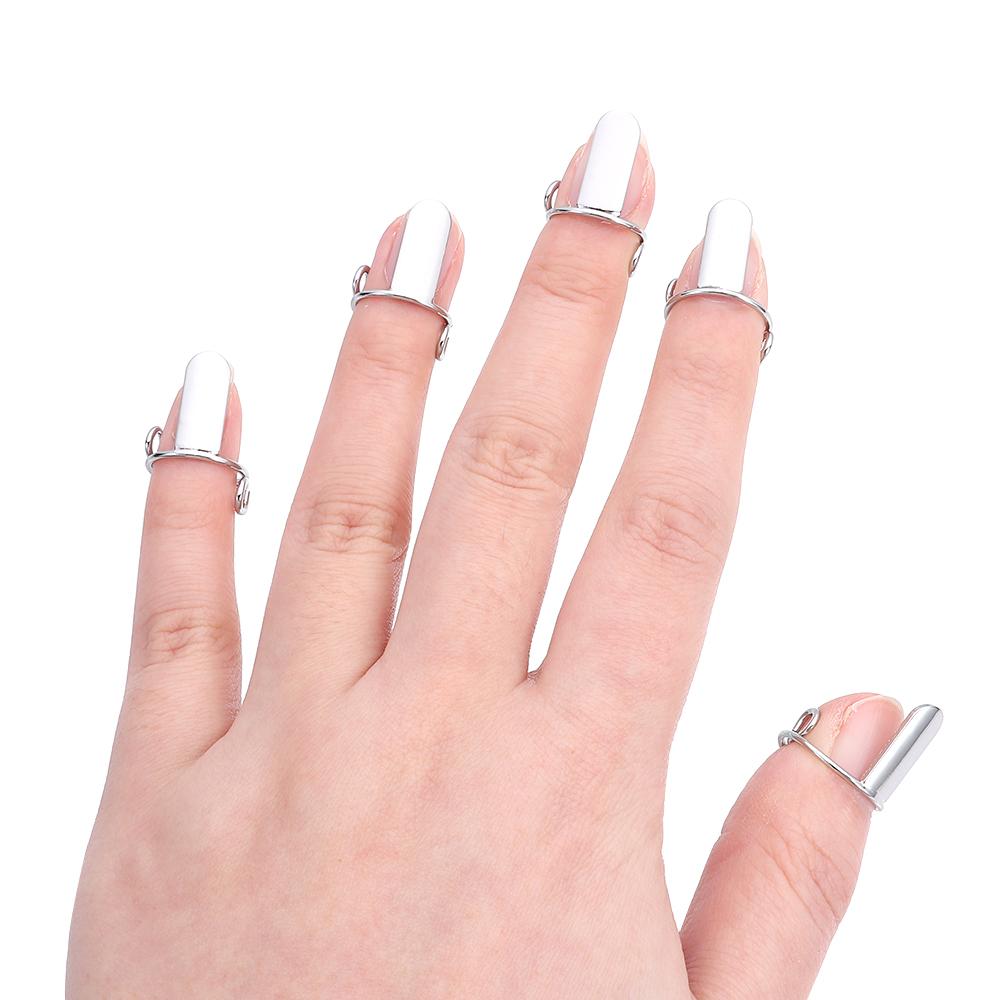 Causal Nail Rings Removable Phalanx Ring High Quality Fingertip Nail Rings  Nail Art Decoration