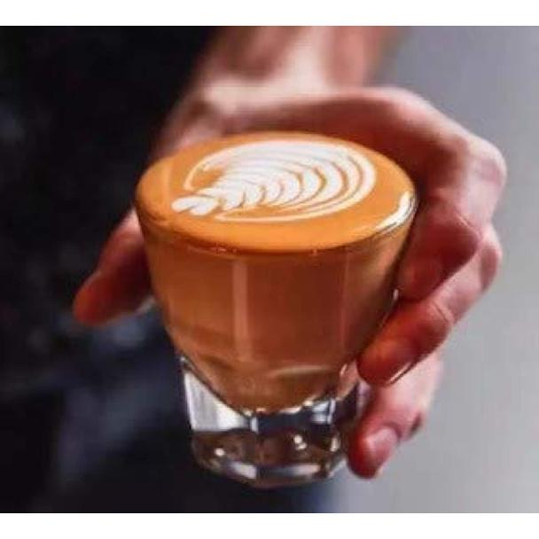 Set of Two Libbey Duratuff Cortado Glasses | Gibraltar Rocks Glass 4.5 OZ ~Paper Coasters Included~