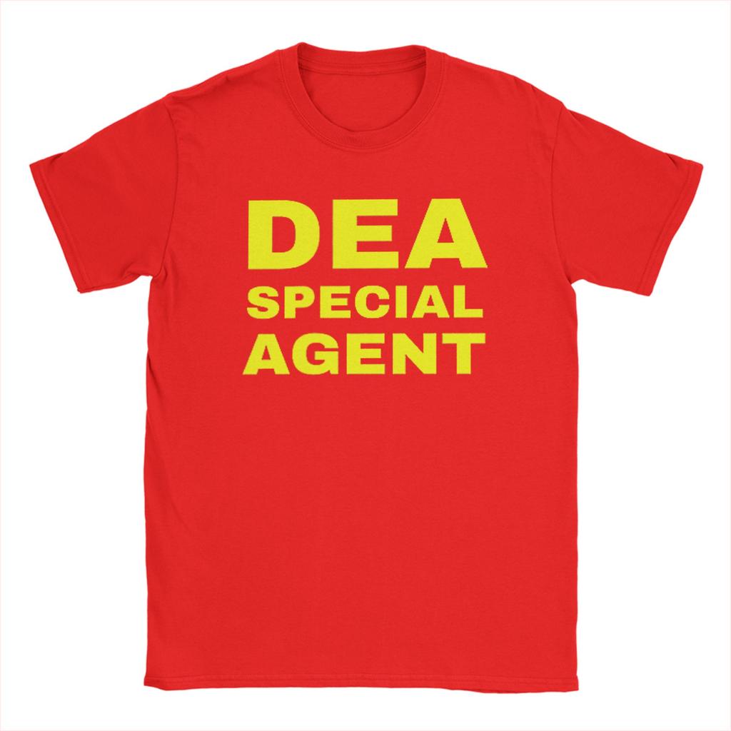 DEA Special Agent Drug Enforcement Administration T Shirt Pure Cotton TShirts For Mens Tshirt Short Sleeve Y2K Top Tees
