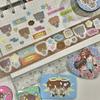 Ins Korean Cute Boy PET Decoration Adhesive Tape Planner Handbook DIY Scrapbooking Journal Collage Material Stickers Roll